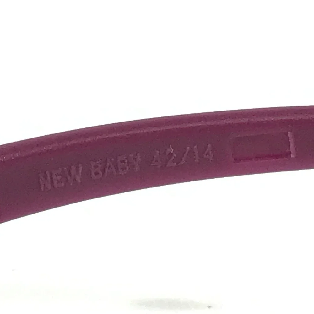 Miraflex Sunglasses NEW BABY 2 Purple Rectangular Frames with Red Lenses
